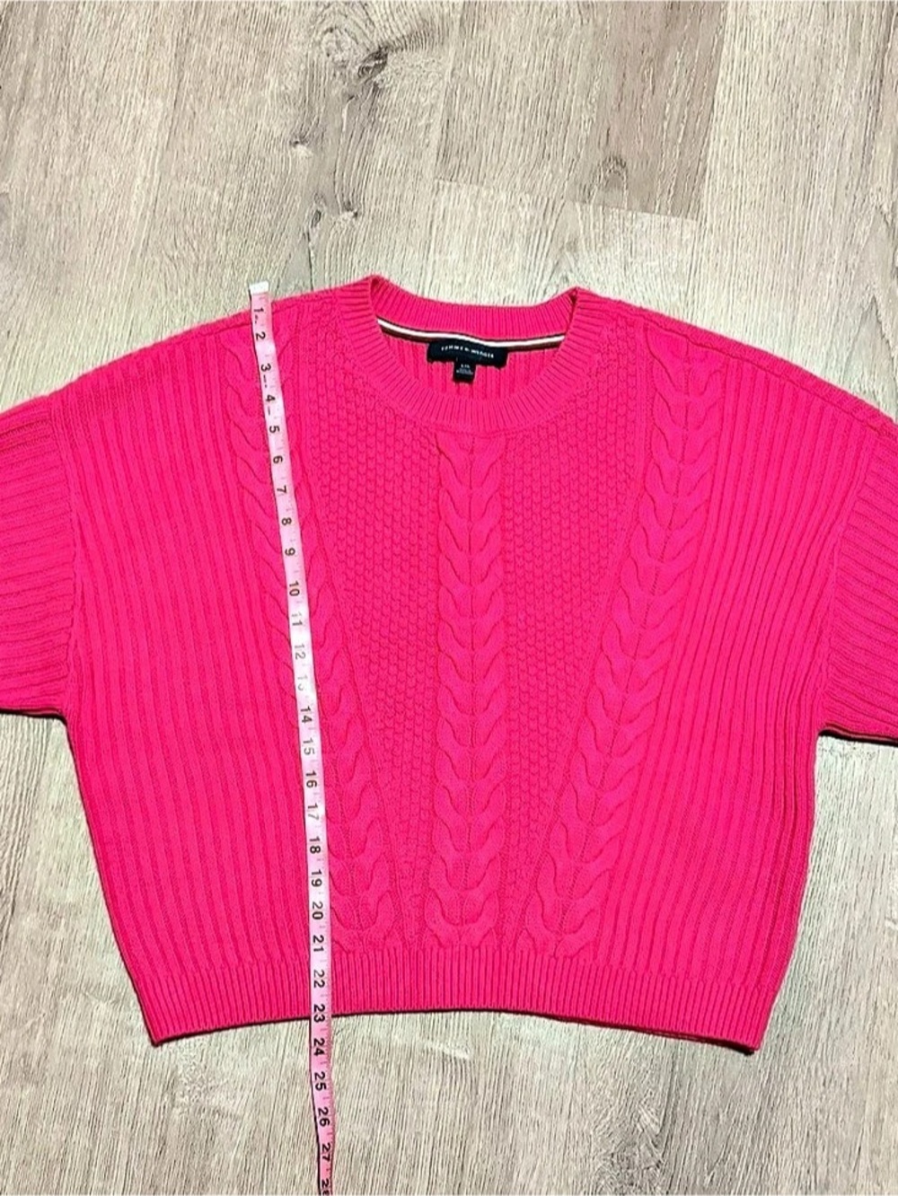 Gap Cable Knit Sweater in Pink Like New - Picture 4 of 5